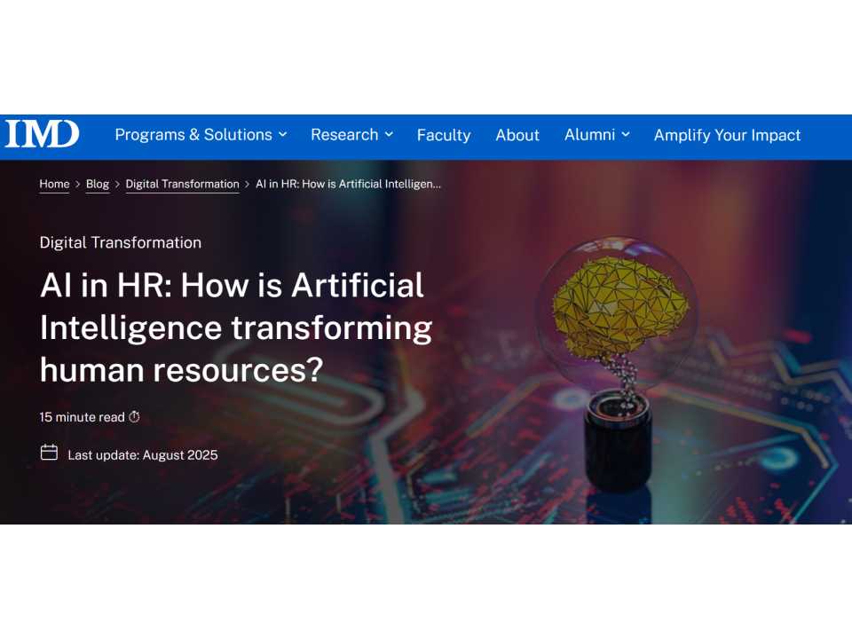 AI in HR: how is artificial intelligence transforming human resources?