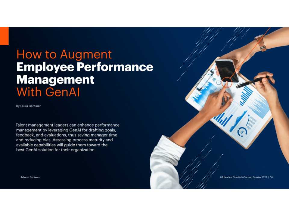 How to augment employee performance management with GenAI