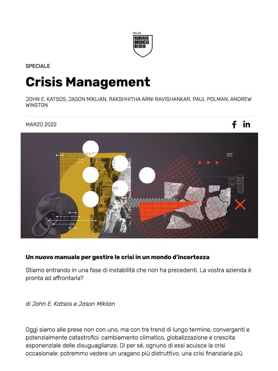 Crisis Management
