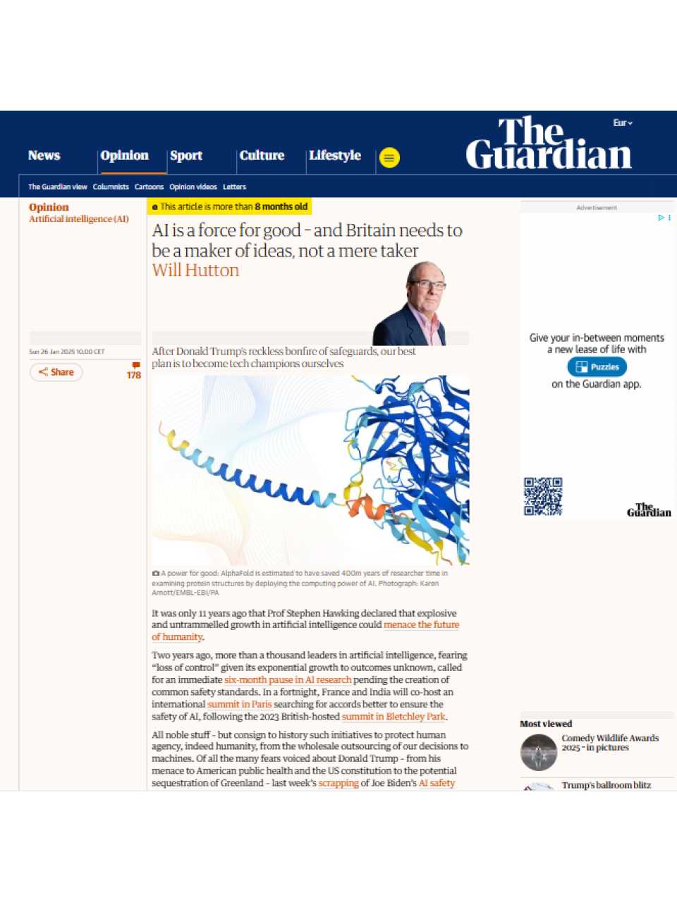 AI is a force for good – and Britain needs to be a maker of ideas, not a mere taker