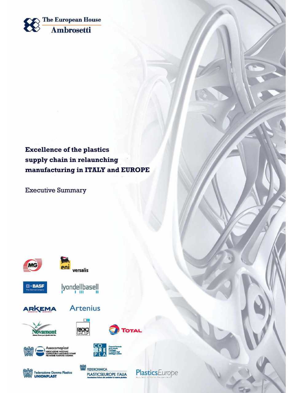 Excellence of the plastic supply chain in relaunching manufacturing in Italy and Europe (Executive Summary)