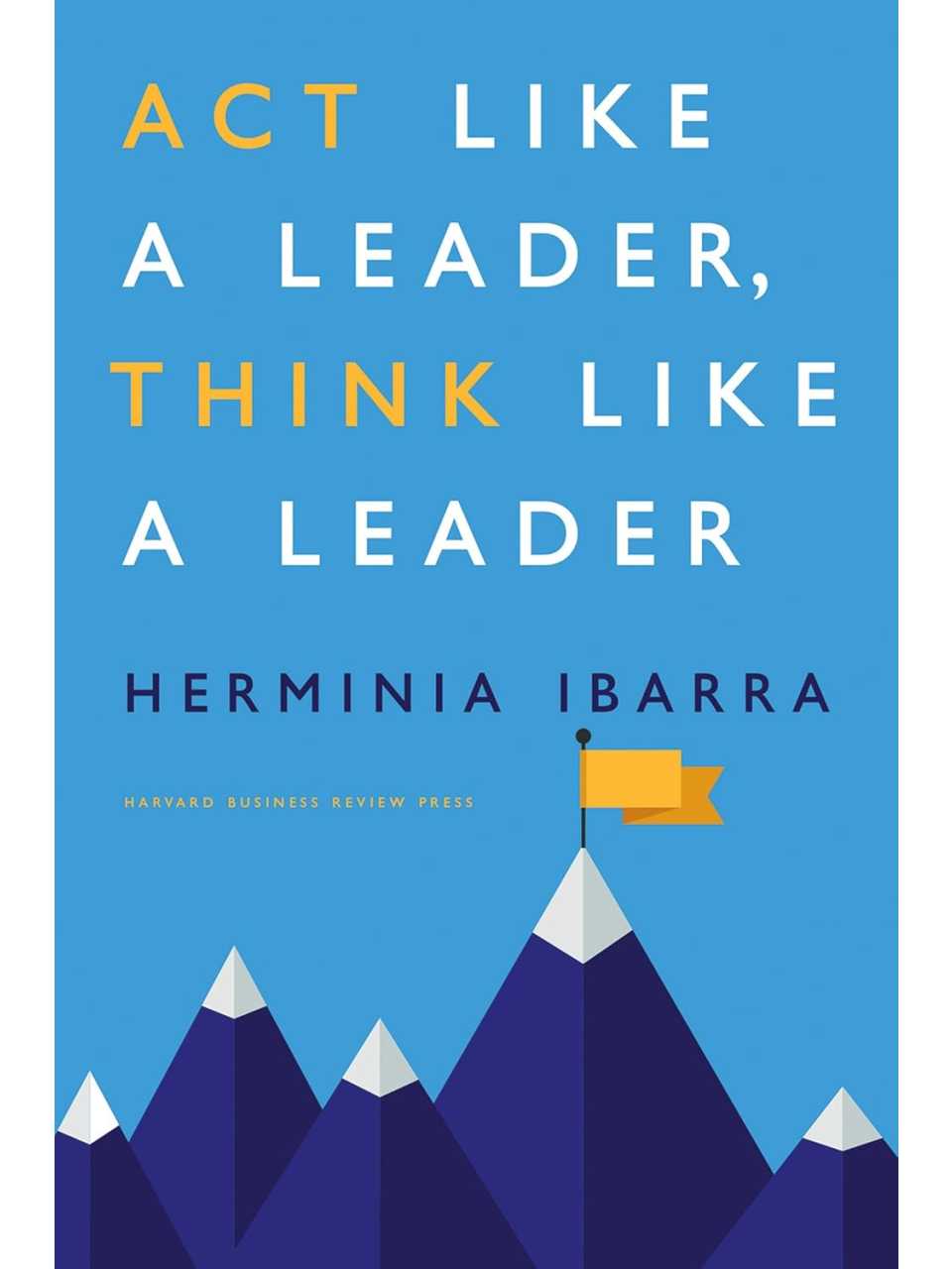 Act like a leader, think like a leader