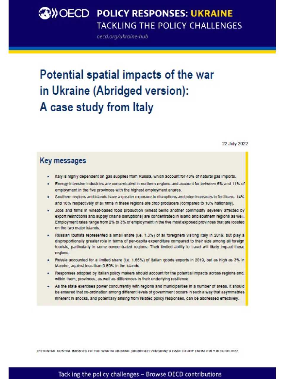 AGGIORNAMENTO PERMANENTEIN PRESENZA
Ricostruire il futuro dell’Italia: le sfide da affrontare (e vincere) nel quadro nazionale ed europeo