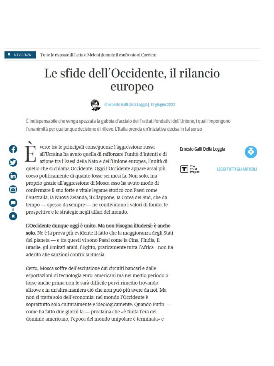 AGGIORNAMENTO PERMANENTEIN PRESENZA
Ricostruire il futuro dell’Italia: le sfide da affrontare (e vincere) nel quadro nazionale ed europeo