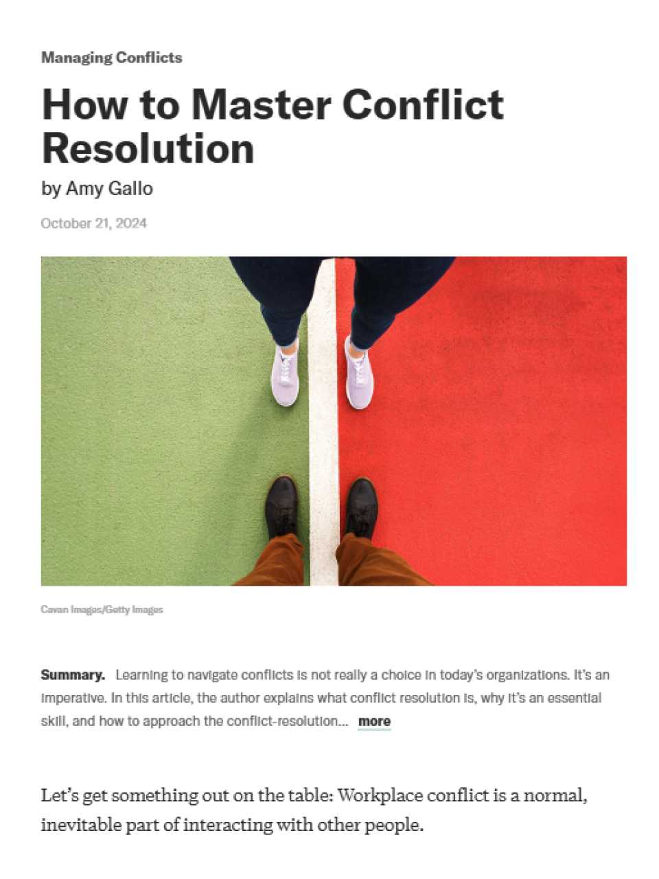 How to Master Conflict Resolution