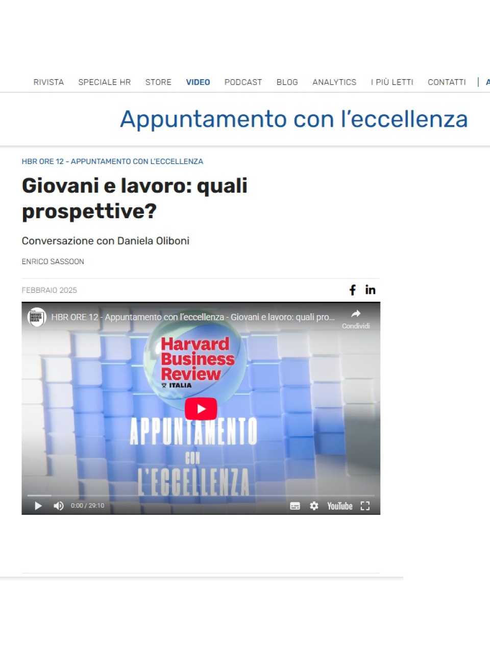 Giovani e lavoro: quali prospettive? Conversazione con Daniela Oliboni