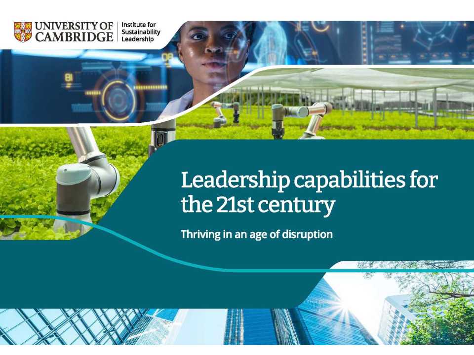 Leadership capabilities for the 21st century