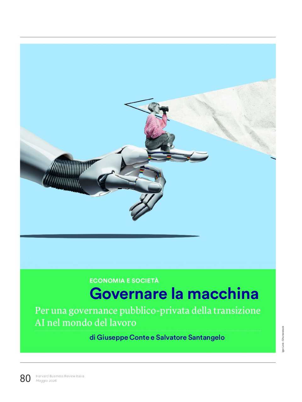 Governare la macchina Per una governance pubblico-privata della transizione AI nel mondo del lavoro