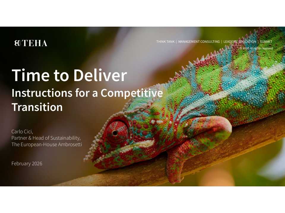 Presentation by Carlo Cici