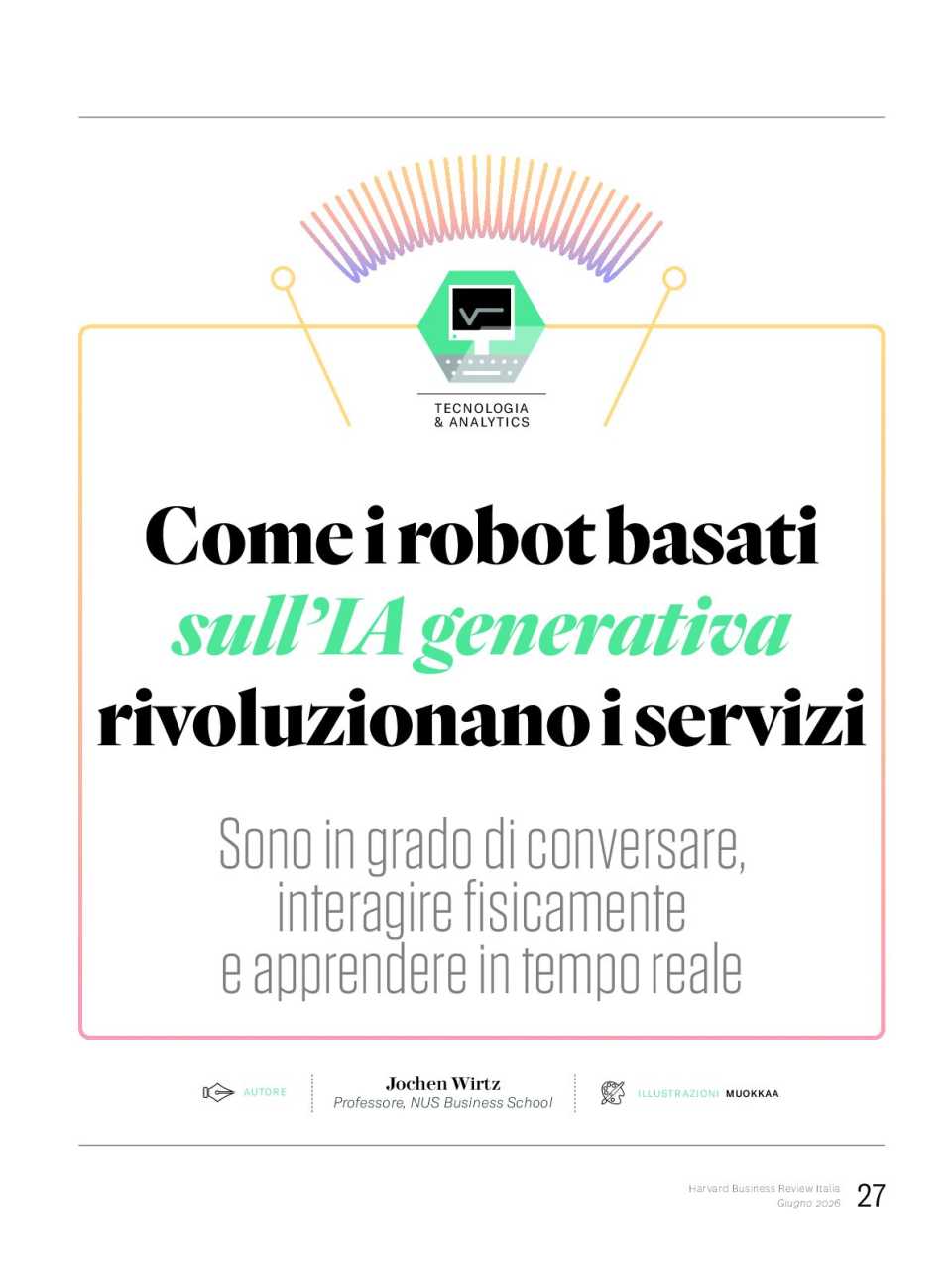 Come i robot basati sull’IA generativa rivoluzionano i servizi