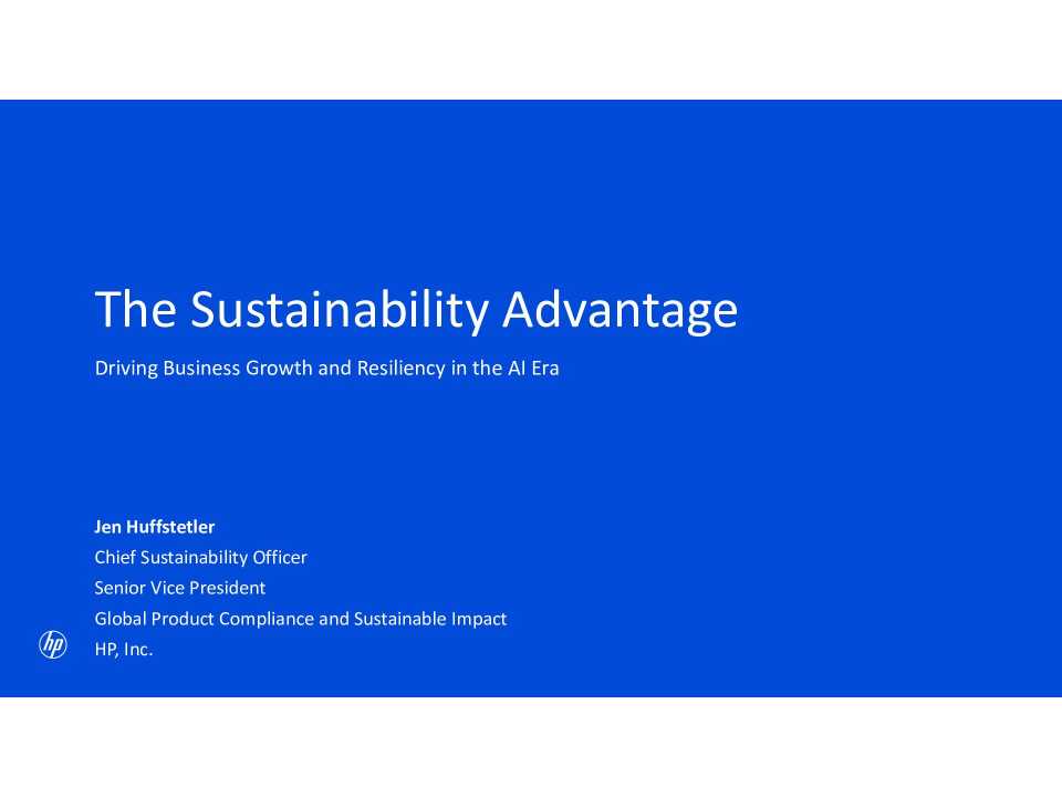 Presentation by Jen Huffstetler