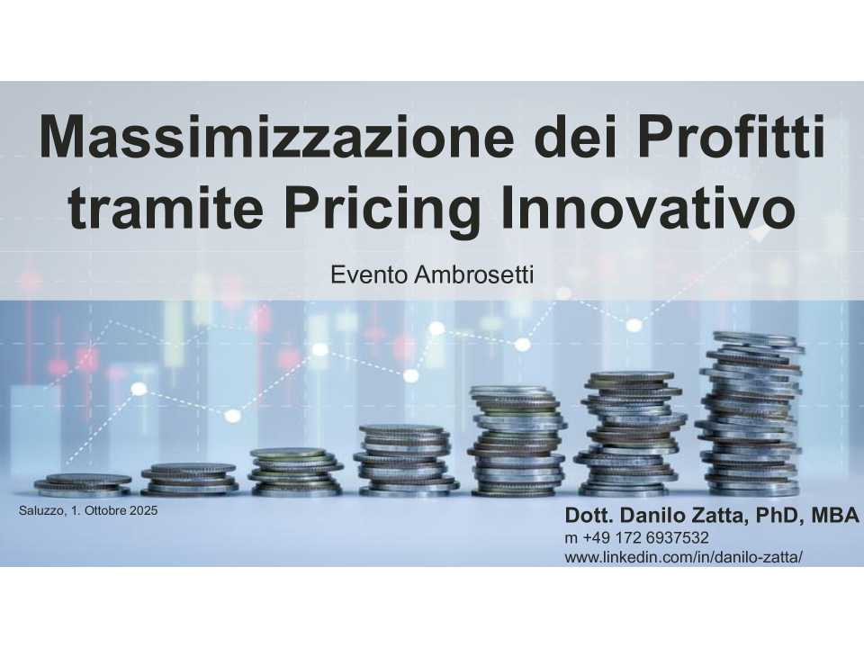 Massimizzazione dei profitti tramite pricing innovativo