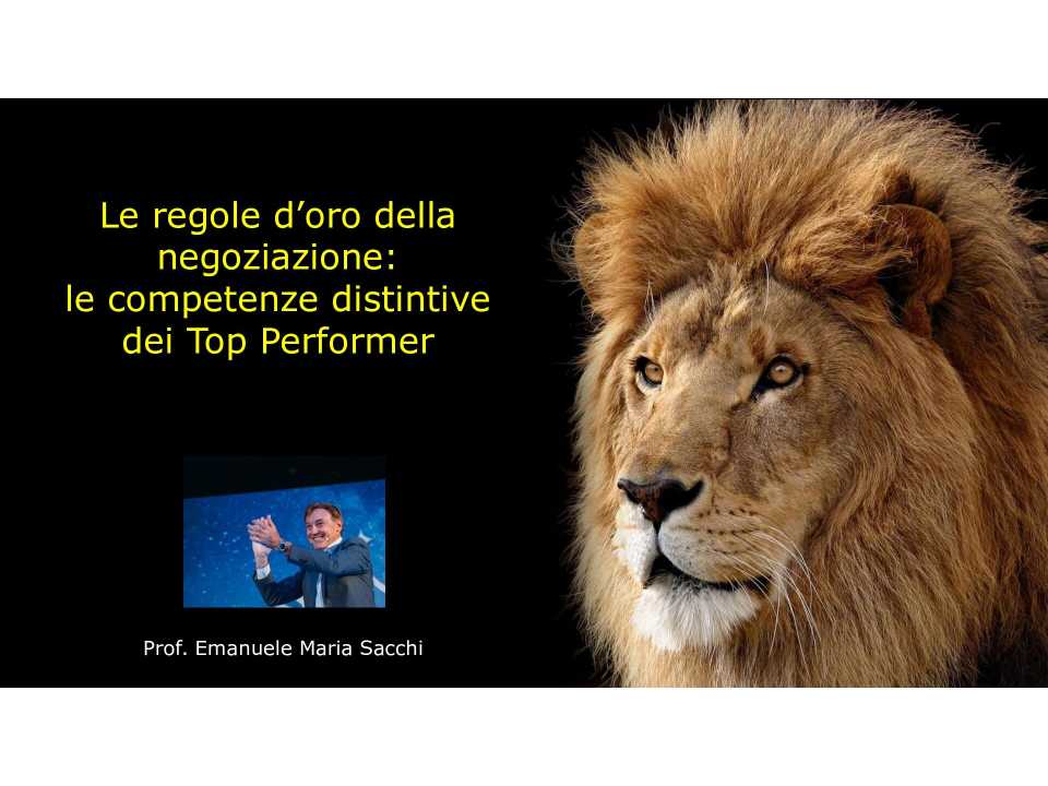 Le regole d’oro della negoziazione: le competenze distintive dei Top Performer