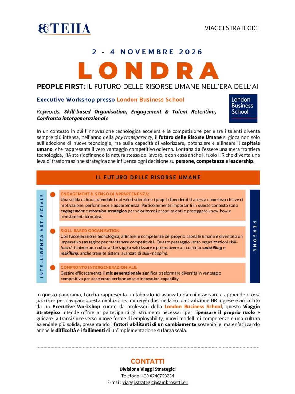 Nota informativa Londra 2026