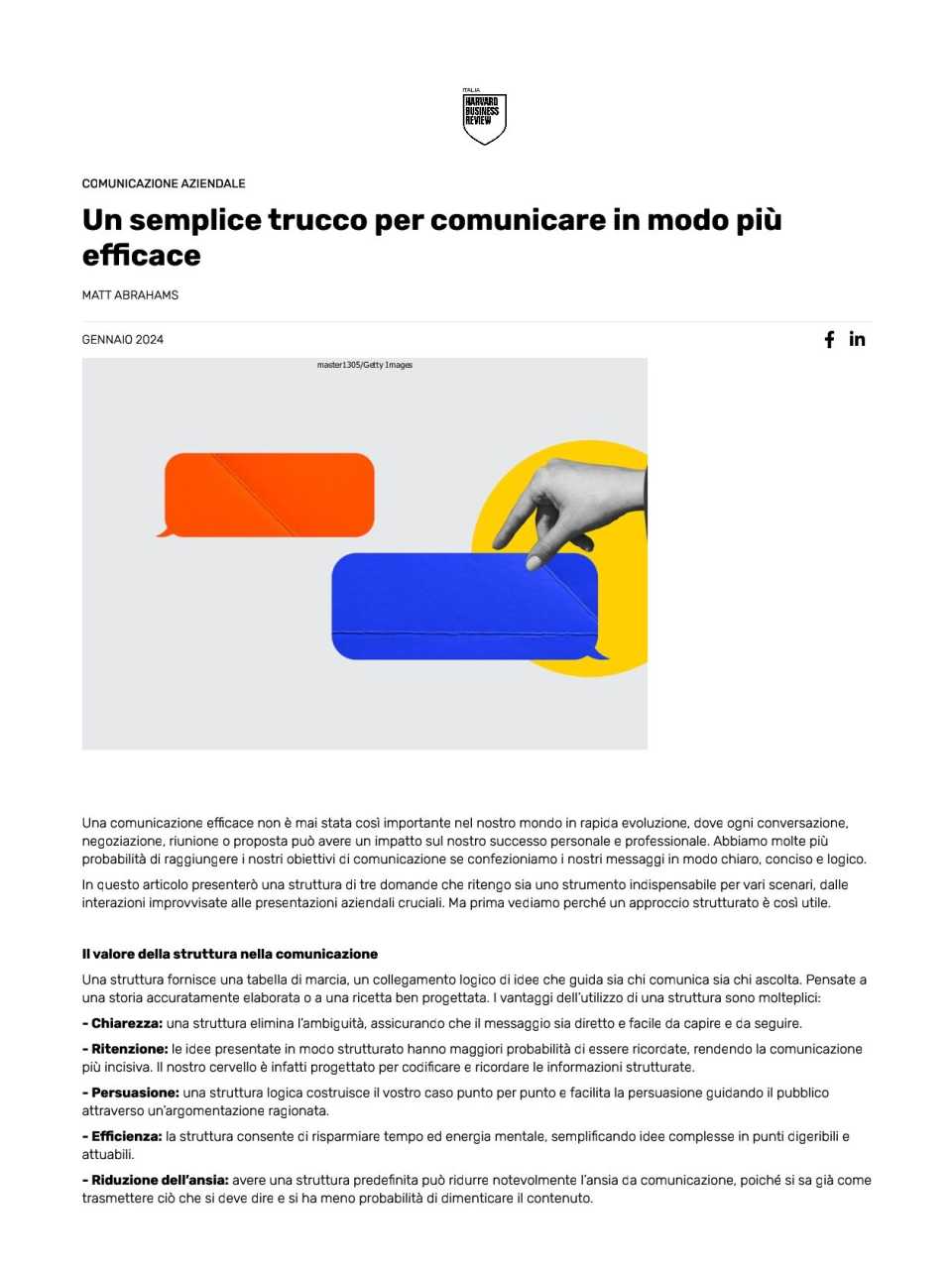 Un semplice trucco per comunicare in modo più efficace