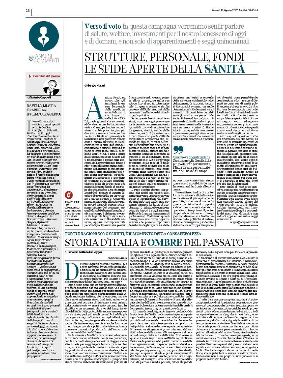 AGGIORNAMENTO PERMANENTEIN PRESENZA
Ricostruire il futuro dell’Italia: le sfide da affrontare (e vincere) nel quadro nazionale ed europeo