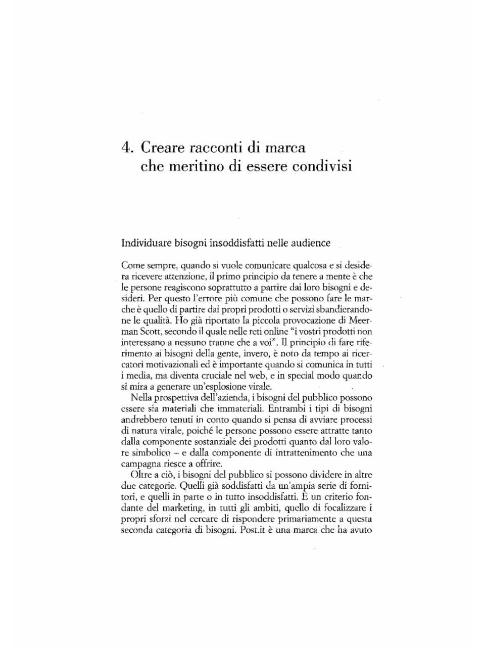 Creare racconti di marca che meritino di essere condivisi