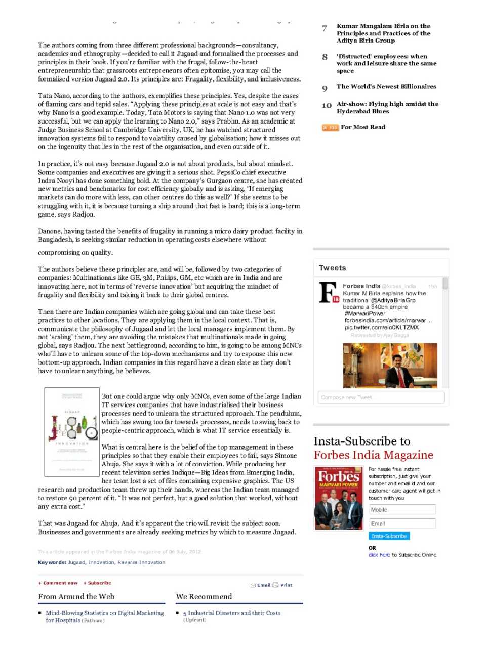 Profit In the era of scarcity