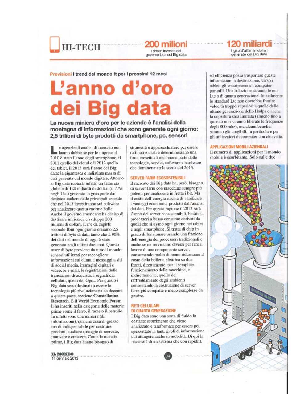L’anno d'oro dei Big Data