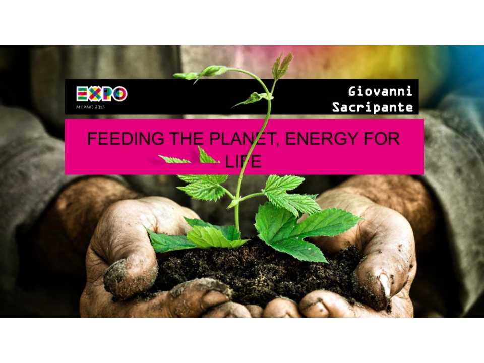 Feeding the planet, energy for life