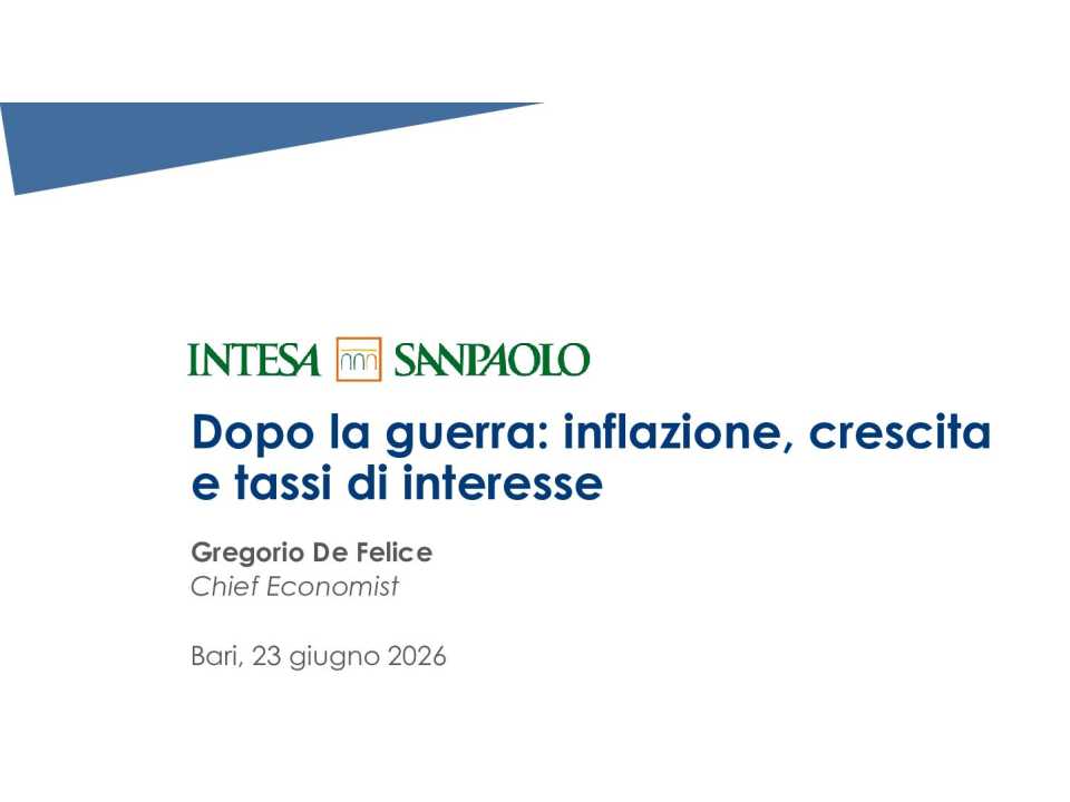 Dopo la guerra: inflazione, crescita e tassi di interesse