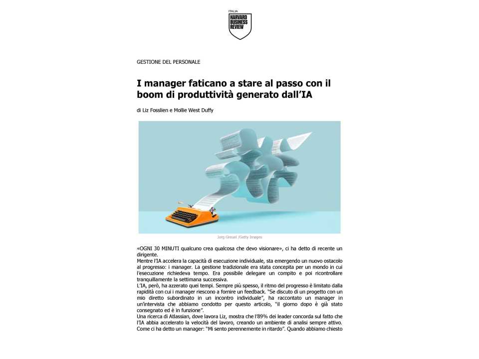 I manager faticano a stare al passo con il boom di produttività generato dall’IA