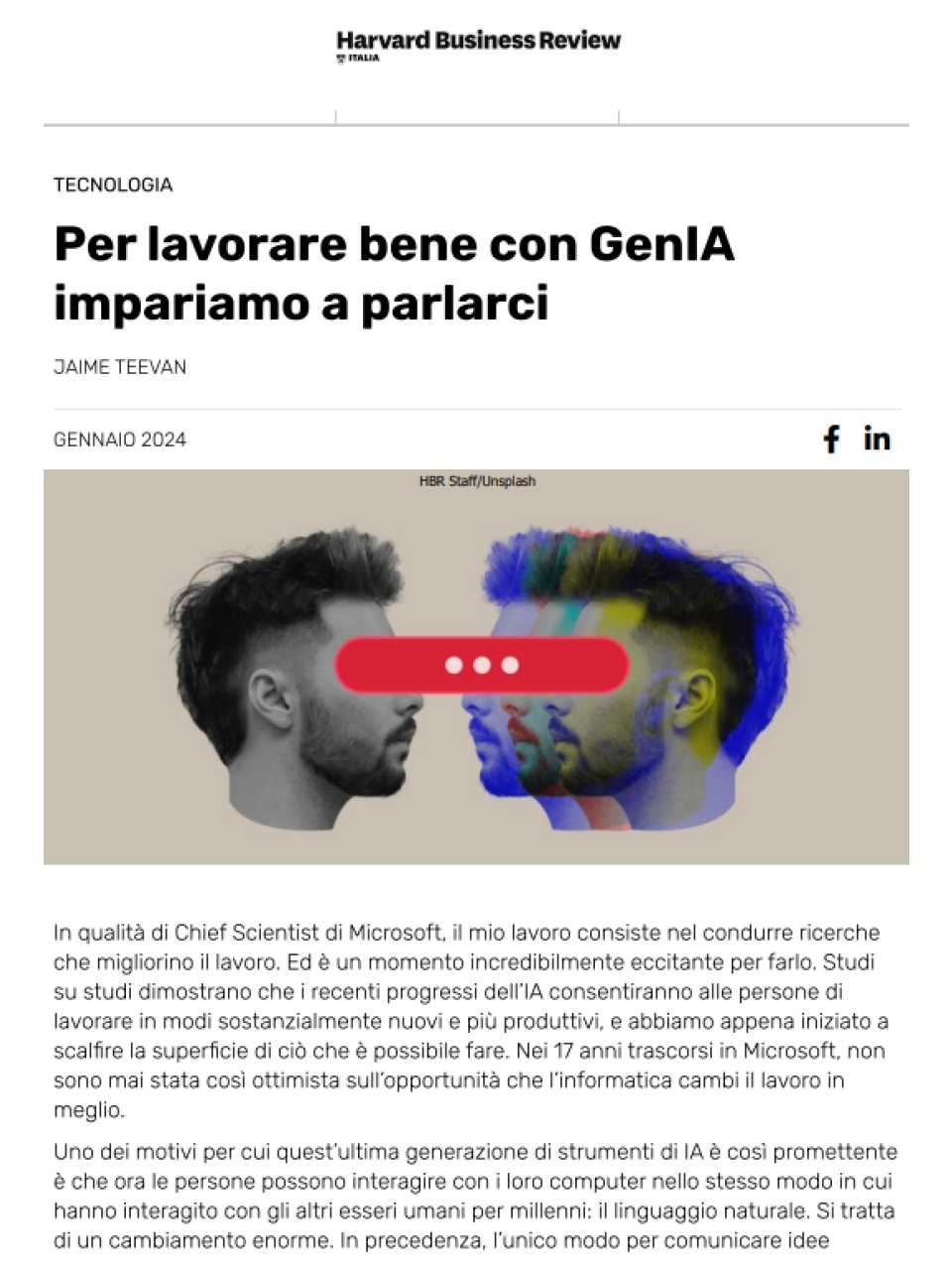 Per lavorare bene con GenIA impariamo a parlarci