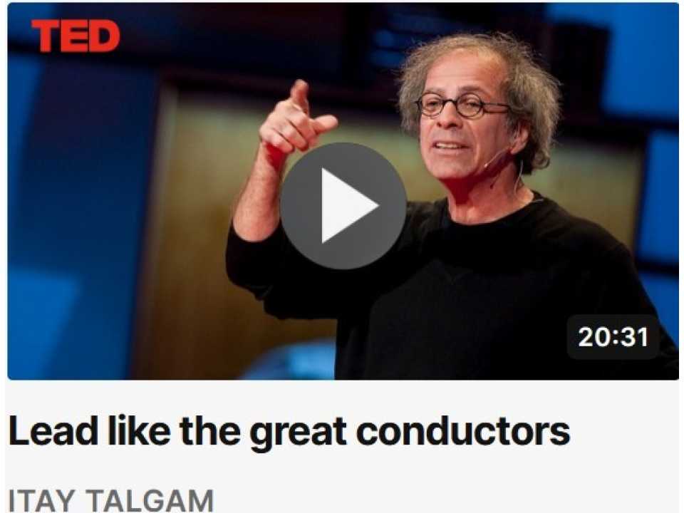 Lead like the great conductors