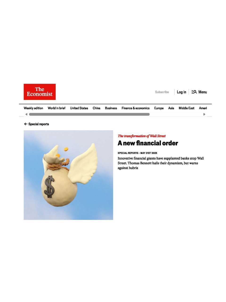 A new financial order, The transformation of Wall Street